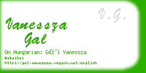 vanessza gal business card